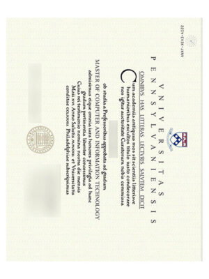 How long does it take to order a certificate from the University of Pennsylvania?