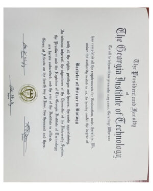 High-quality certificate from Georgia Institute of Technology