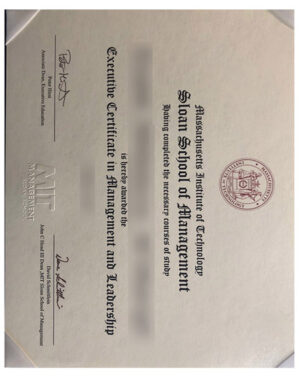 Please be sure to purchase a certificate from the Massachusetts Institute of Technology.