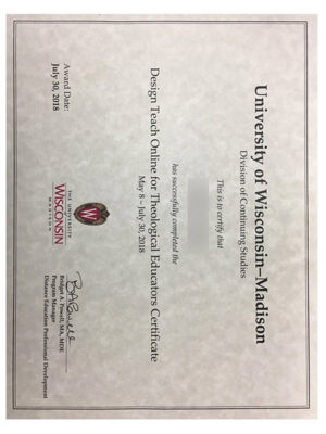 Order the diploma certificate from the University of Wisconsin-Madison online