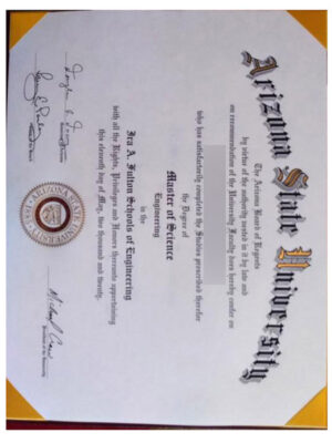Order the diploma certificate from the University of Arizona online.