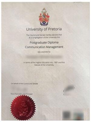 How can I order the diploma certificate from the University of Pretoria?