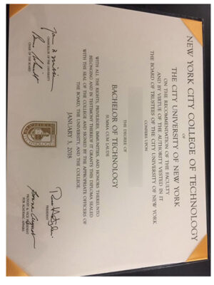 Order the diploma certificate of New York City Institute of Technology online