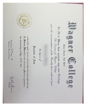 How much does a certificate diploma from Wagner College cost?