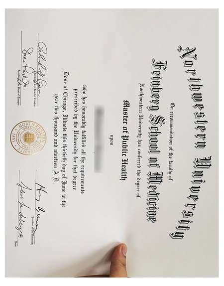 How can one obtain the certificate diploma from Northwestern University in the United States?