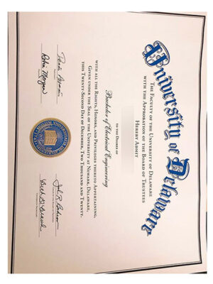 How to purchase a certificate from the University of Delaware?