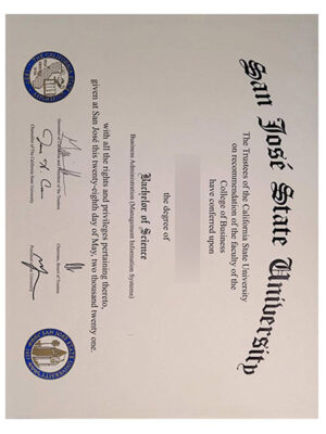 How to order a diploma from San Jose State University