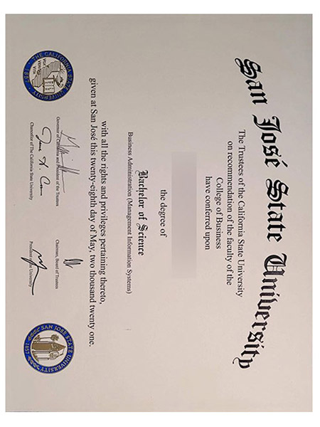 How to order a diploma from San Jose State University
