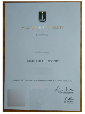 The most reliable certificate from Macquarie University