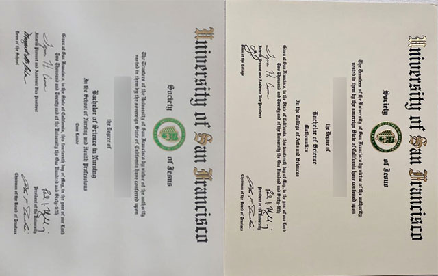 Latest sample of San Francisco University certificate - Image 8