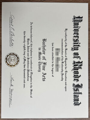 How to purchase a University of Rhode Island certificate？