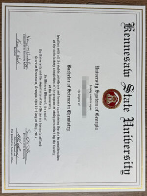 Do you need a certificate from Kennesaw State University?